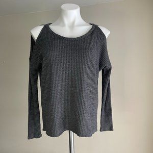 American Eagle Soft & Soft Plush Cold Shoulder Long Sleeve